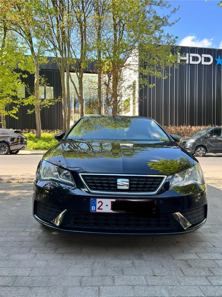 Seat Leon 1.2 TSI (2018)Goed onderhouden.Klaar voor verkoop, Auto's, Seat, Euro 5, Zwart, Leon, Zwart