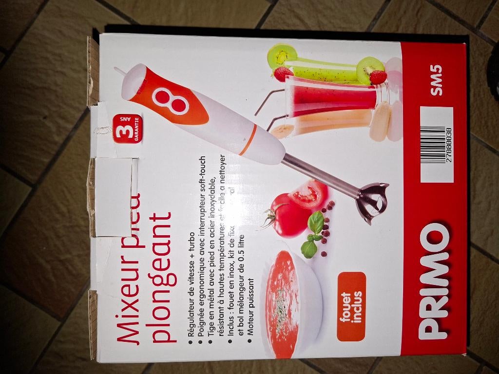 Mixer, Minder dan 1 liter, Ophalen of Verzenden, Nieuw, 1 snelheid