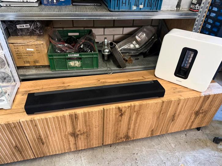 Sonos Playbar + Sonos Subwoofer – Home Cinema Set, Audio, Tv en Foto, Home Cinema-sets, Zo goed als nieuw, Ophalen