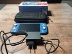 Spelconcole, Games en Spelcomputers, Spelcomputers | Nintendo Switch Lite, Ophalen, Turquoise, Gebruikt, Met beschermhoes of tas
