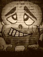 Man on the wall, Antiek en Kunst, Kunst | Etsen en Gravures, Ophalen of Verzenden