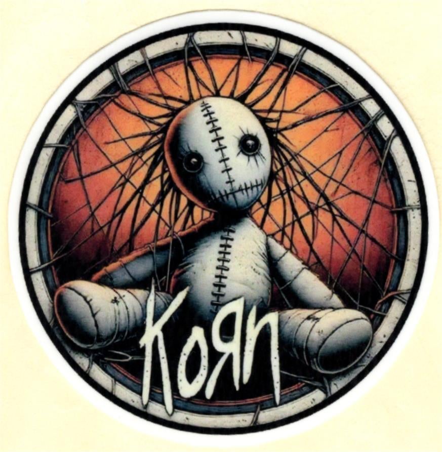 Korn sticker #2, Collections, Musique, Artistes & Célébrités, Neuf, Envoi