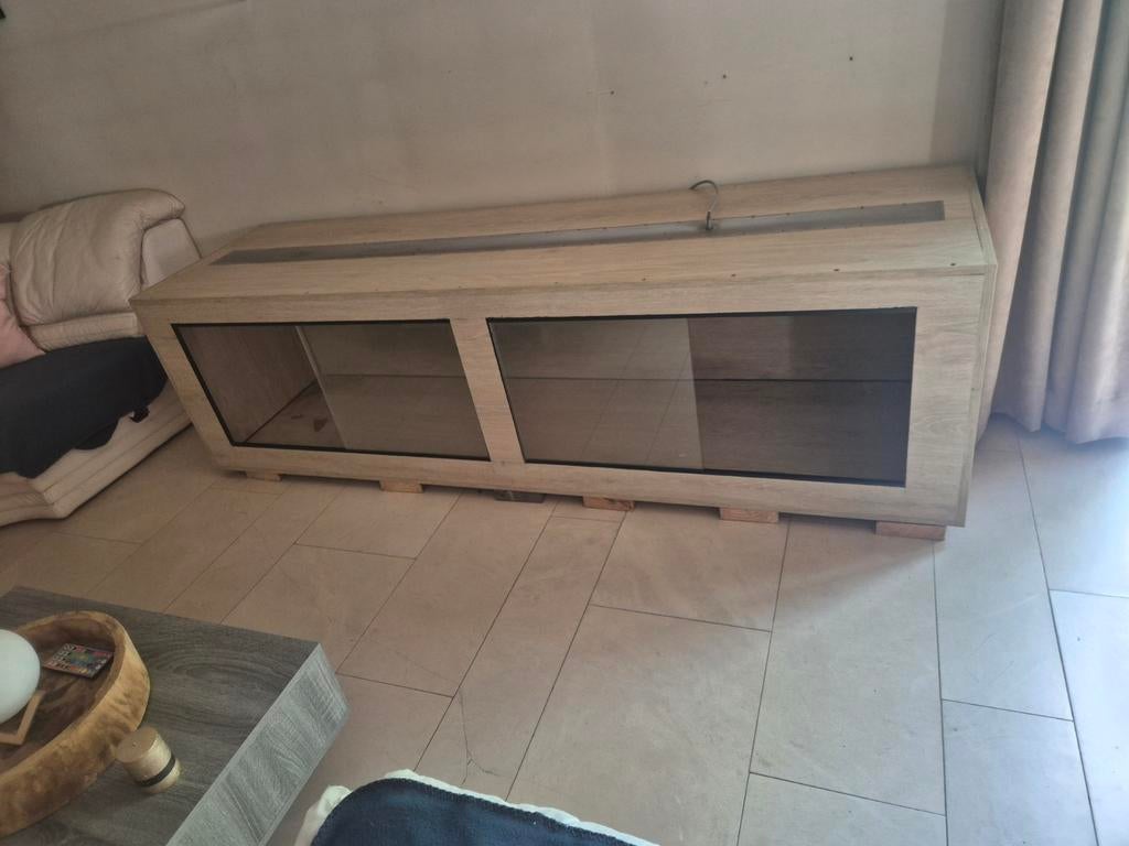 4 terrariums 2 mega grote 1 middelmatige en 1 kleine, Animaux & Accessoires, 90 cm ou plus, Enlèvement, Utilisé, Autres types