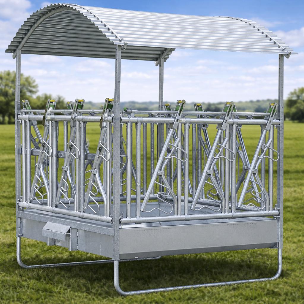 Grote balen ruif, met Veiligheidsvoerhekken, Zakelijke goederen, Landbouw | Veevoer, Ophalen of Verzenden