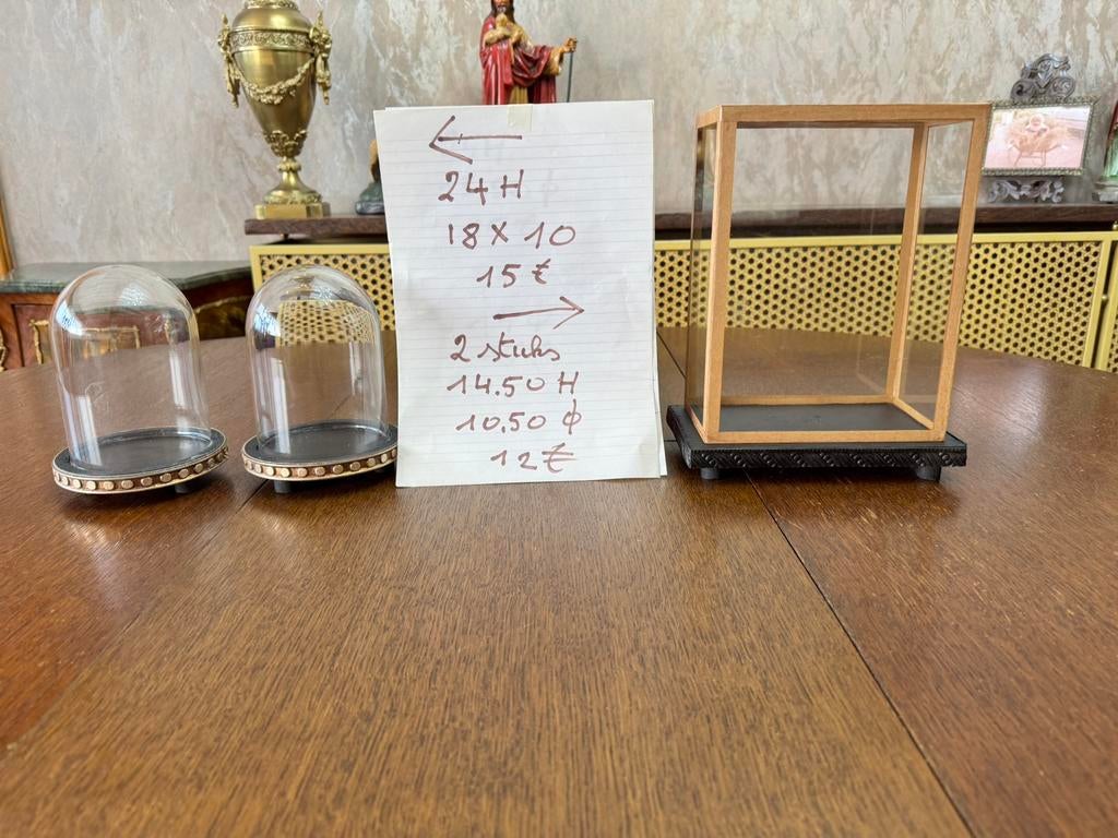 Glazen stolpen in verschillende afmetingen, Antiek en Kunst, Ophalen