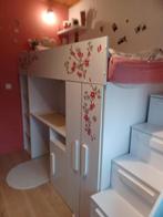 Mezzanine lit+armoire+bureau, Enlèvement, Utilisé, Lit mezzanine