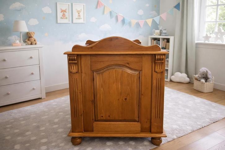 Baby/kinderbedje, Huis en Inrichting, Slaapkamer | Bedden, Zo goed als nieuw, Eenpersoons, Hout, Ophalen