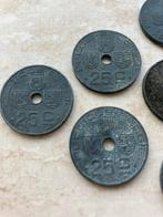 ZINKEN Oorlogsmunt 1942, 1943, 1946 🇧🇪., Postzegels en Munten, Munten | België, Ophalen of Verzenden