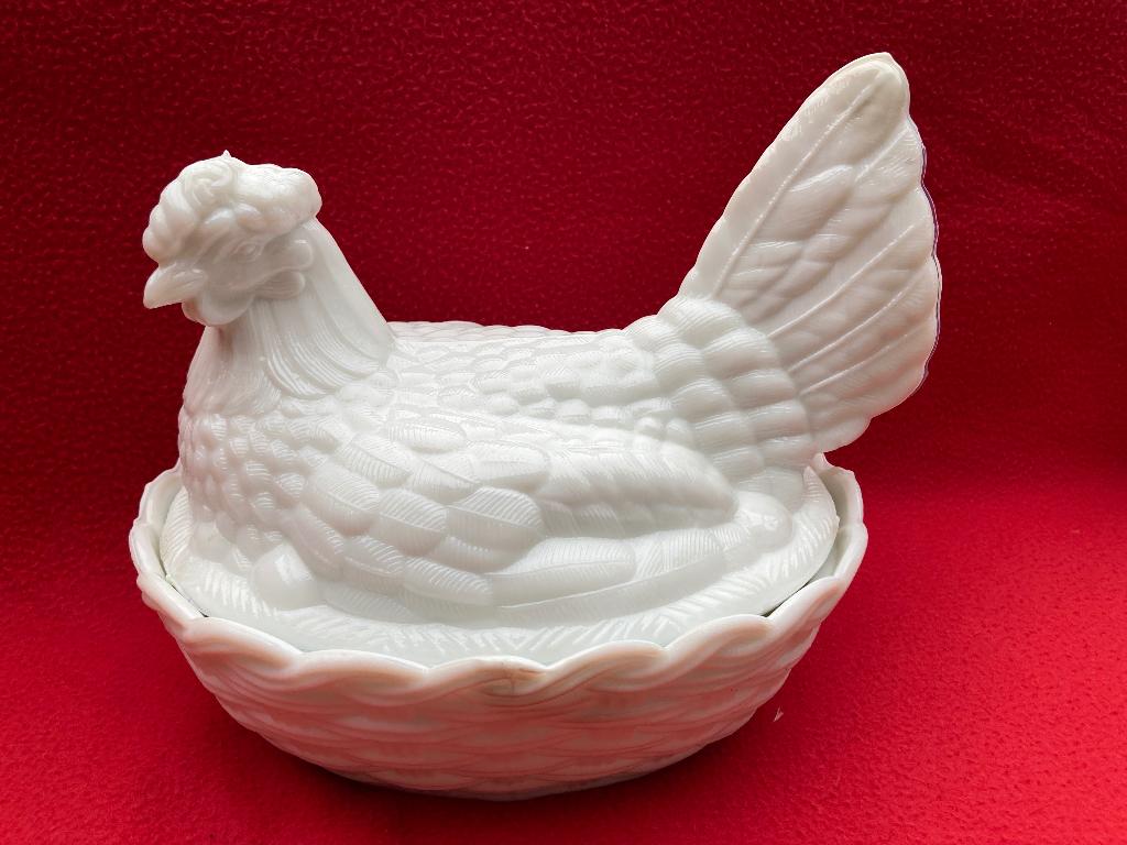 dekschaal met kip als deksel, Maison & Meubles, Cuisine | Vaisselle, Enlèvement ou Envoi, Comme neuf, Récipient(s)