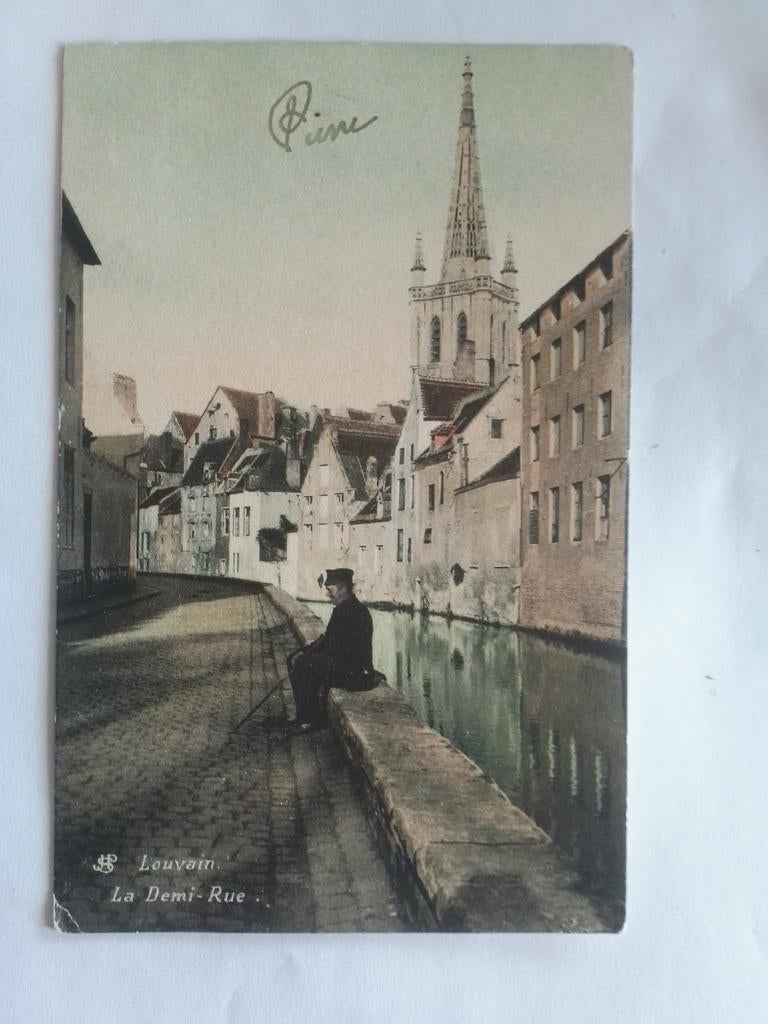 LOUVAIN 1905 LOUVAIN LA DEMI-RUE, Envoi, Avant 1920, Affranchie, Brabant Flamand