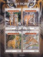 Timbres animaux tigres e, Envoi, Affranchi