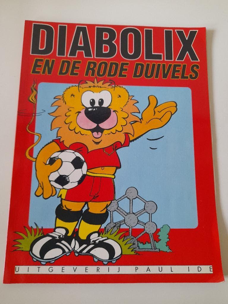 Voetbal Strip - Diabolix De Rode Duivels - verzamelobject, Boeken, Ophalen of Verzenden, Zo goed als nieuw