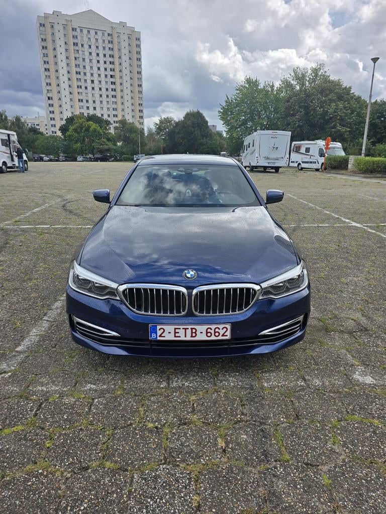 Bmw 518 gekeurd voor verkoop 139.000 km euro 6, Auto's, Automaat, Euro 6, Blauw, Leder