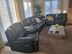 GroeneLederen salon 2-zt,3-zit en relax, Ophalen