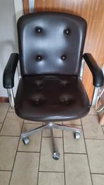 Chaise de bureau à roulette, Enlèvement, Utilisé, Brun, Chaise de bureau