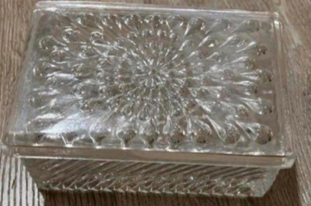 Boîte à savon, cristal, Antiquités & Art, Enlèvement ou Envoi