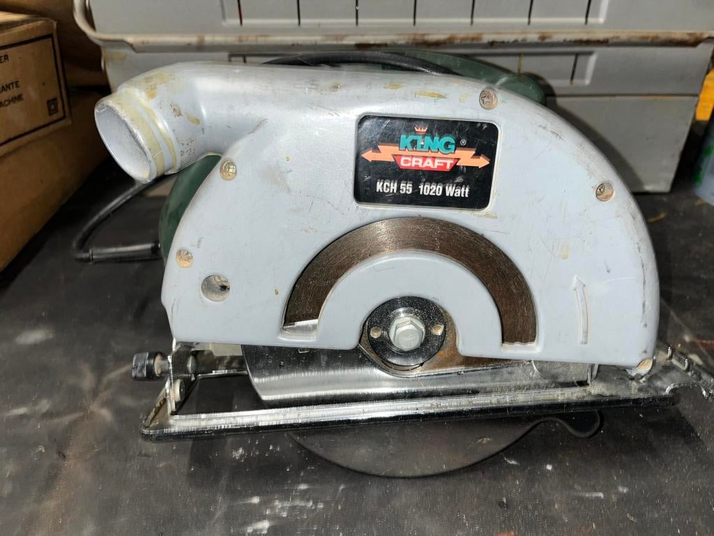 Cirkelzaag King Craft, Doe-het-zelf en Bouw, Gereedschap | Zaagmachines, Ophalen, Zo goed als nieuw, Cirkelzaag