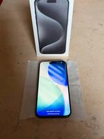 Iphone 15 pro max-256 go te koop, Telecommunicatie, Mobiele telefoons | Apple iPhone, Zo goed als nieuw, Zonder simlock, Grijs