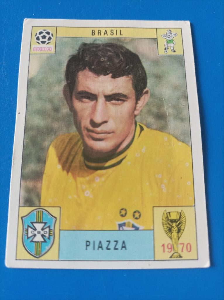 Panini Mexico 70 Brésil Piazza, Hobby & Loisirs créatifs, Autocollants & Images, Enlèvement ou Envoi