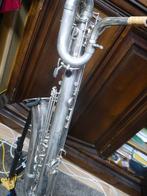sax bariton Pierret  concurent van Selmer bariton in '60, Muziek en Instrumenten, Ophalen, Gebruikt, Bariton, Met koffer