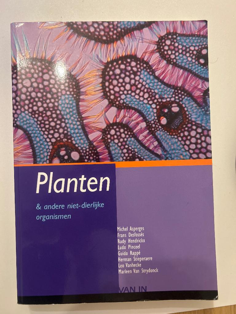 Planten & andere niet-dierlijke organismen, Boeken, Schoolboeken, Biologie, Van In, Overige niveaus, Ophalen