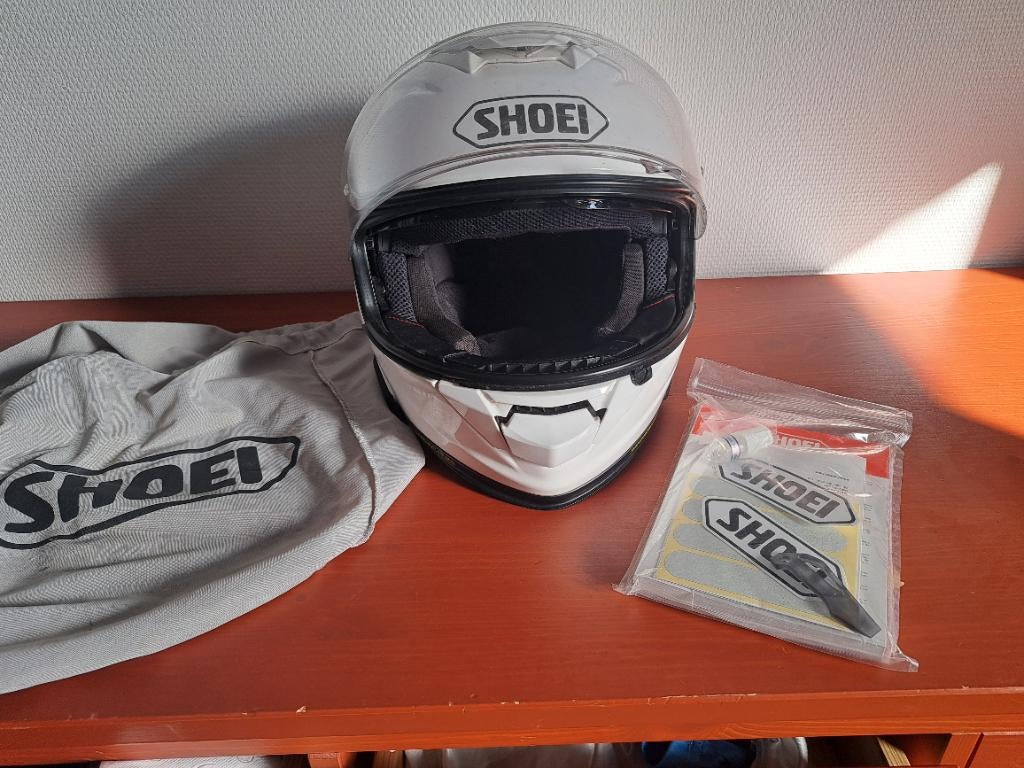 Shoe GT-Air 2 maat L, wit, Motos, Seconde main, Casque intégral, Enlèvement, Shoei