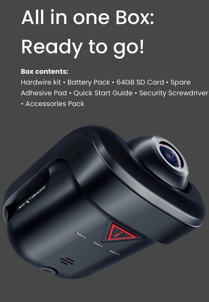 Caméra de tableau de bord NEXTBASE 385 GWX. Nouveau !, Autos : Divers, Dashcams, Neuf, Enlèvement ou Envoi