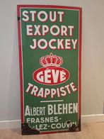 Emaille reclamebord Trappiste Gévé 1940, Verzamelen, Ophalen, Reclamebord