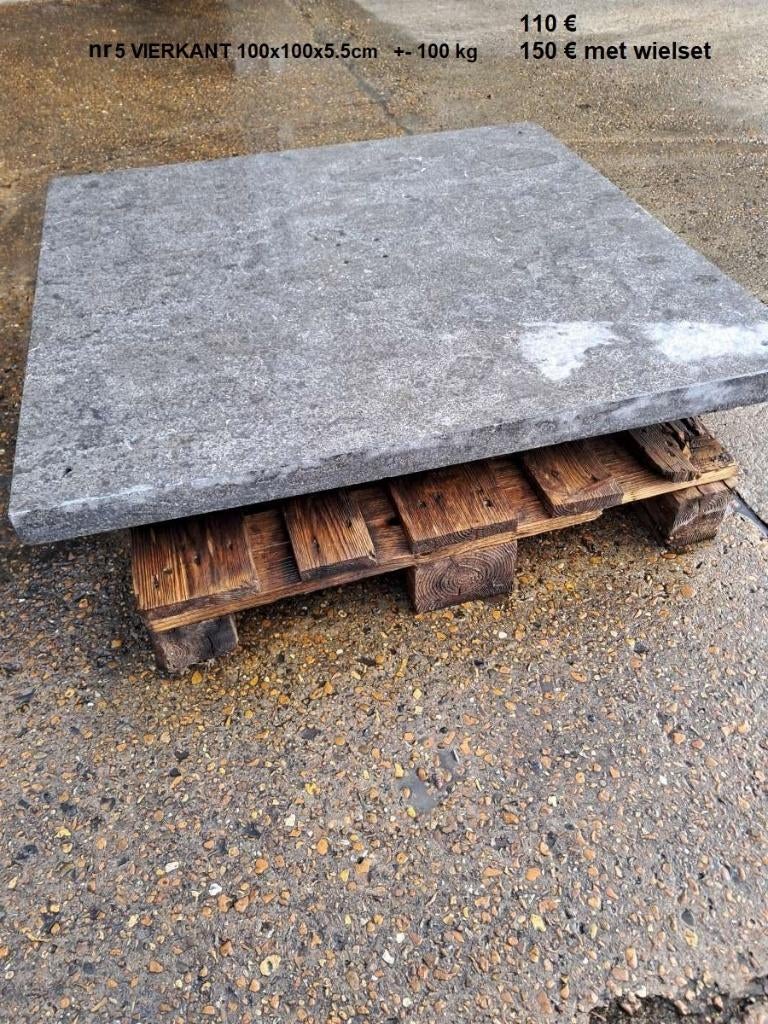 PARASOLVOET nr 5 : VIERKANT 100x100x5.5 cm , 150 eu, Ophalen, Nieuw, Parasolvoet