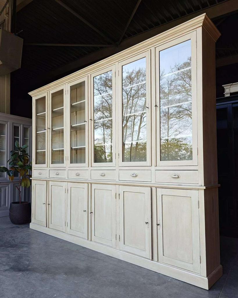 Prachtige antieke winkelkast | Grote/ Brede buffetkast #0635, Ophalen of Verzenden