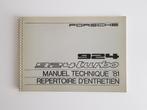Porsche 924 Turbo (1981) - Onderhoudsboekje - FR - Blanco, Auto diversen, Handleidingen en Instructieboekjes, Ophalen of Verzenden