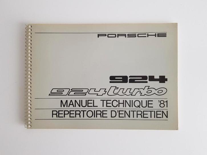 Porsche 924 Turbo (1981) - Onderhoudsboekje - FR - Blanco, Auto diversen, Handleidingen en Instructieboekjes, Ophalen of Verzenden