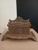 Porte enveloppes fin 19eme en métal, Enlèvement ou Envoi