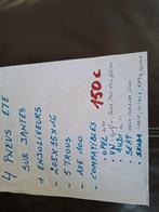 4 pneus été montés sur jantes, Autos : Pièces & Accessoires, 16 pouces, Véhicule de tourisme, Pneus été, 205 mm