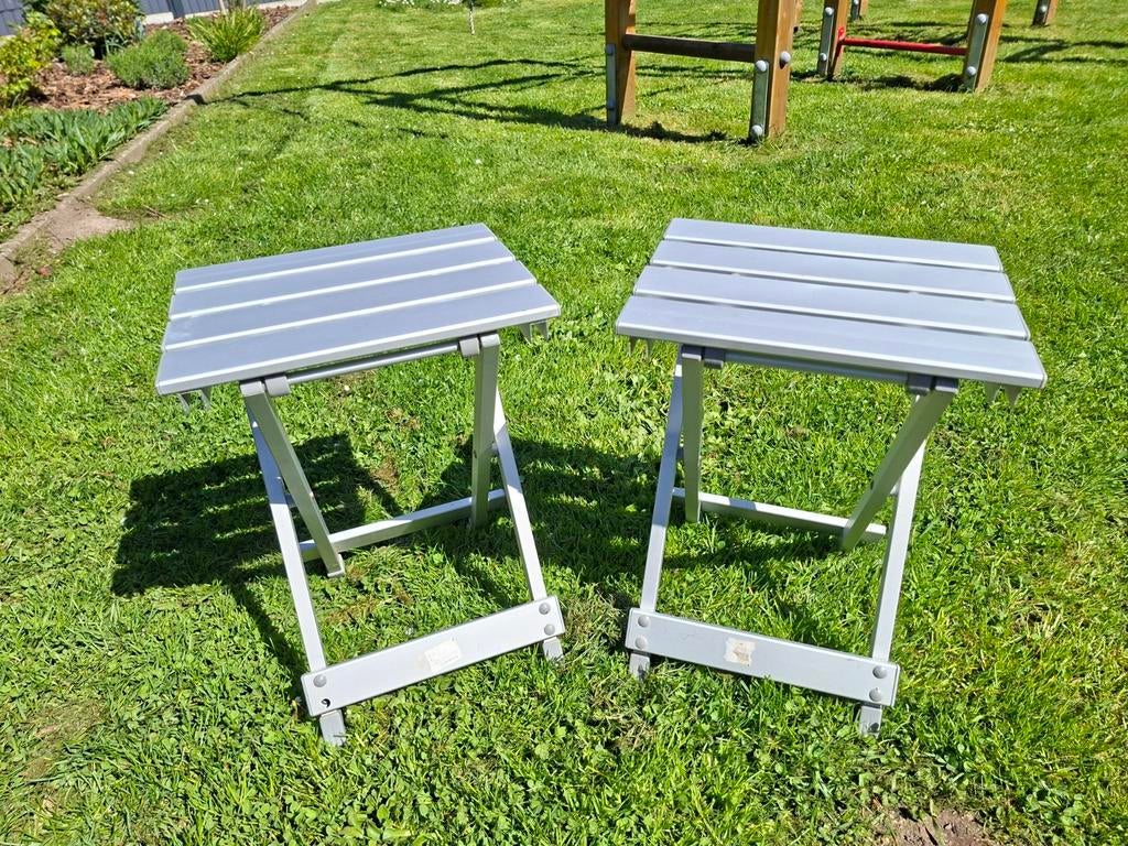 Krukjes 2 stuks aluminium, Caravanes & Camping, Enlèvement, Utilisé, Autre