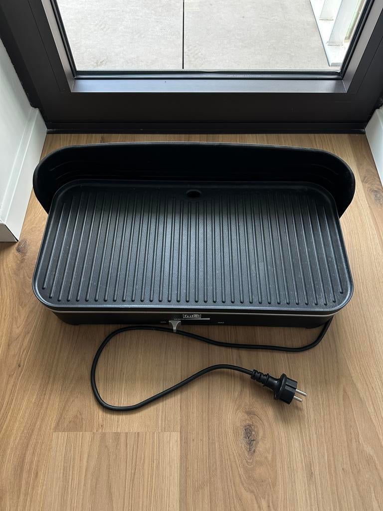 Fritel draagbare elektrische barbecue, Tuin en Terras, Elektrische barbecues, Ophalen, Gebruikt