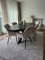 Eettafel met stoelen, Huis en Inrichting, Tafels | Eettafels, Ophalen, Zo goed als nieuw