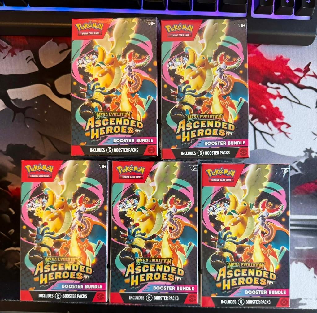 Mega Evolutions – Ascended Heroes Booster Bundle, Hobby & Loisirs créatifs, Jeux de cartes à collectionner | Pokémon, Enlèvement ou Envoi