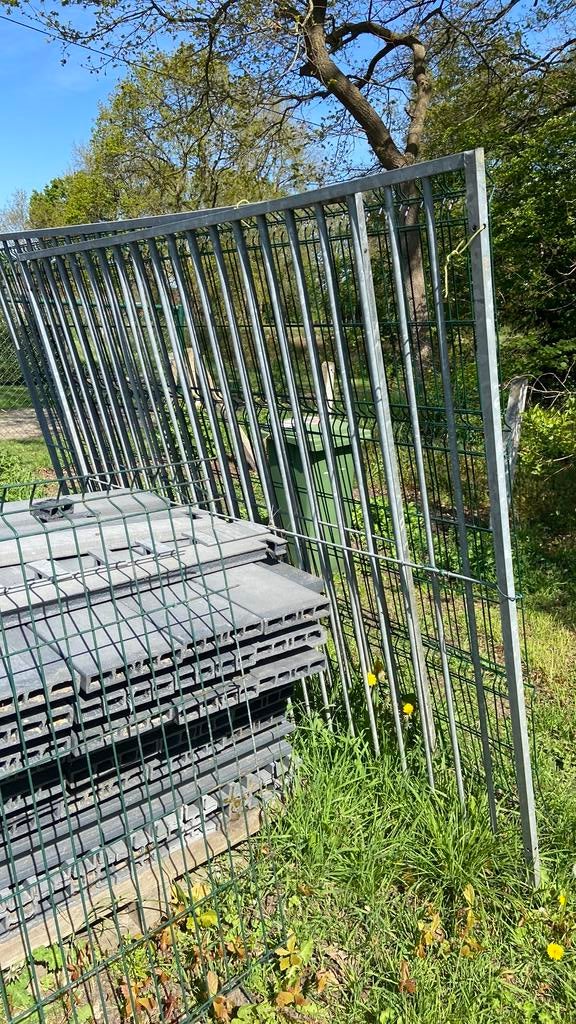 Ijzeren hondenhok, Ophalen, Gebruikt, Hondenhok