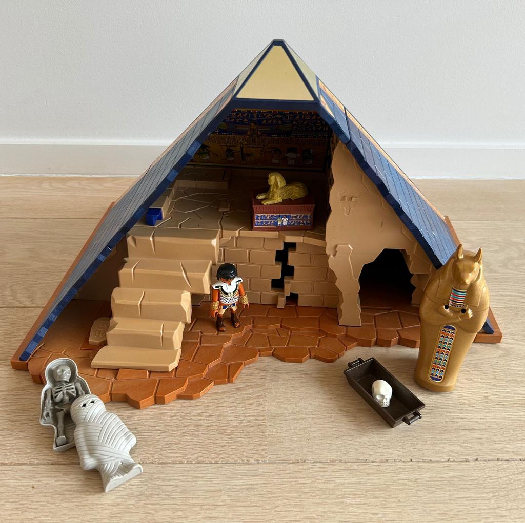 Playmobil pyramide Égypte + accessoires, Enlèvement ou Envoi, Utilisé, Ensemble complet