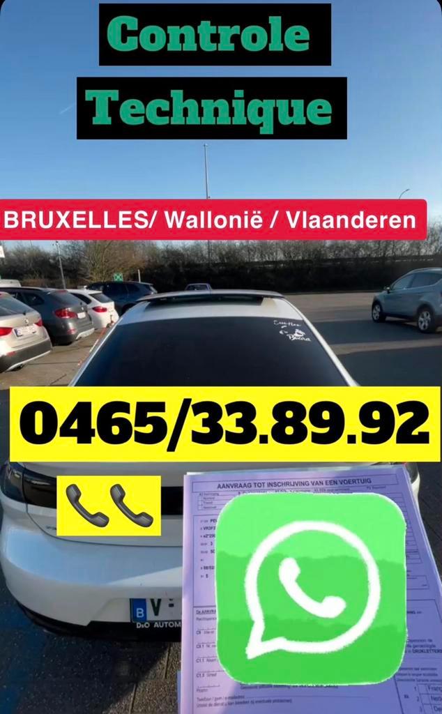 Controle technique / keuring , plaque z/v/zz platen, Vacatures, Vacatures | Chauffeurs, Vanaf 3 jaar, Freelance of Uitzendbasis