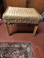 Repose-pieds vintage en rotin, Enlèvement