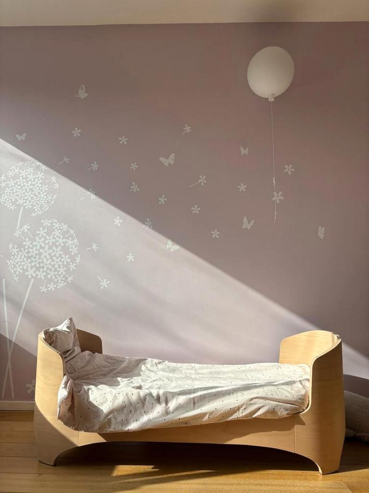 Lit Leander évolutif, Enfants & Bébés, Chambre d'enfant | Lits, Comme neuf, Matelas, Enlèvement