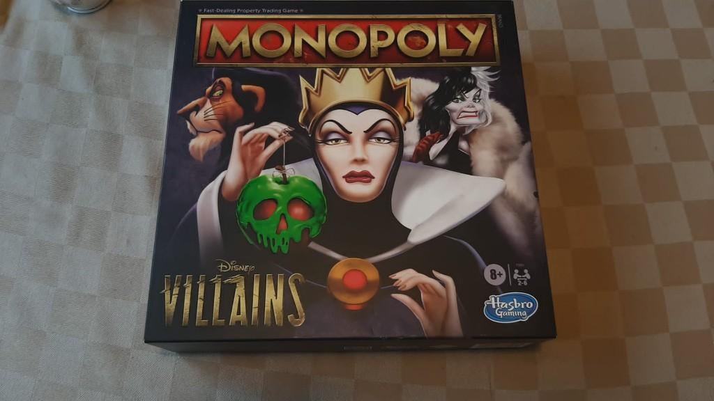jeu de plateau Zgan Limite Monopoly Disney Villains Monopoly, Trois ou quatre joueurs, Enlèvement ou Envoi, Neuf, Monopoly