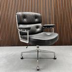 Vitra Eames Lobby chair - Vintage - Nero leder, Enlèvement ou Envoi
