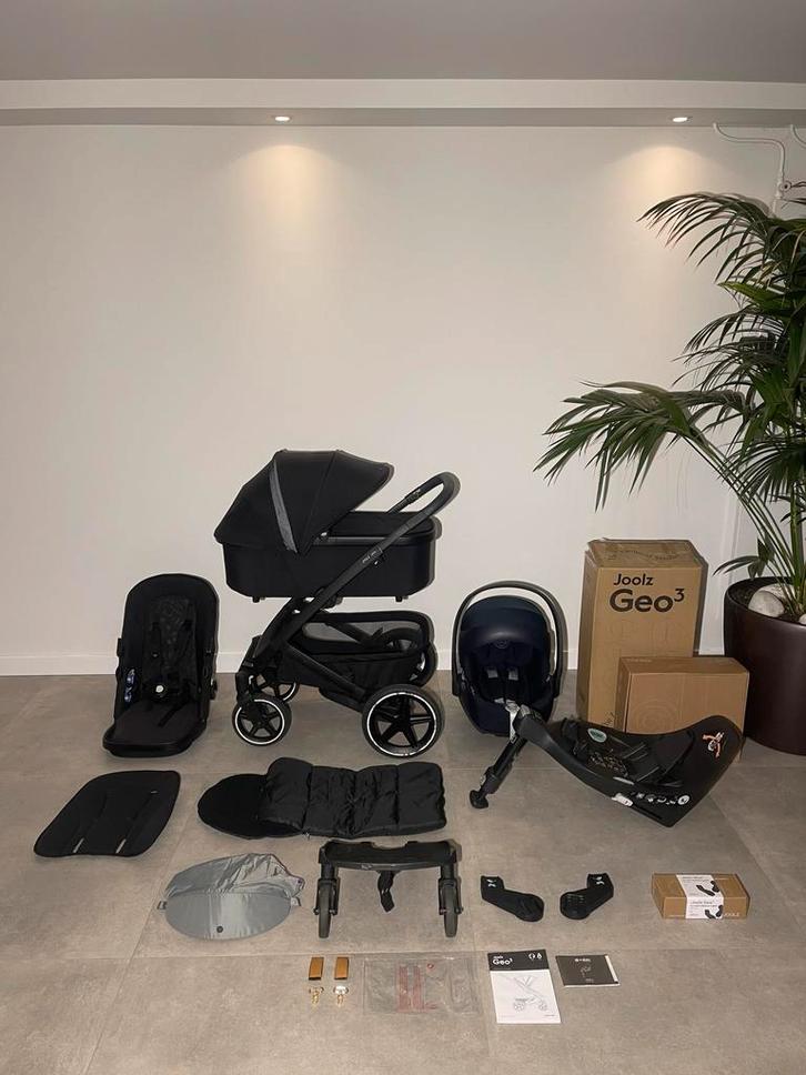 Joolz Geo 3 Space Black | Als Nieuw | Cybex + 360 Base, Enfants & Bébés, Poussettes & Combinaisons, Comme neuf, Poussette, Enlèvement