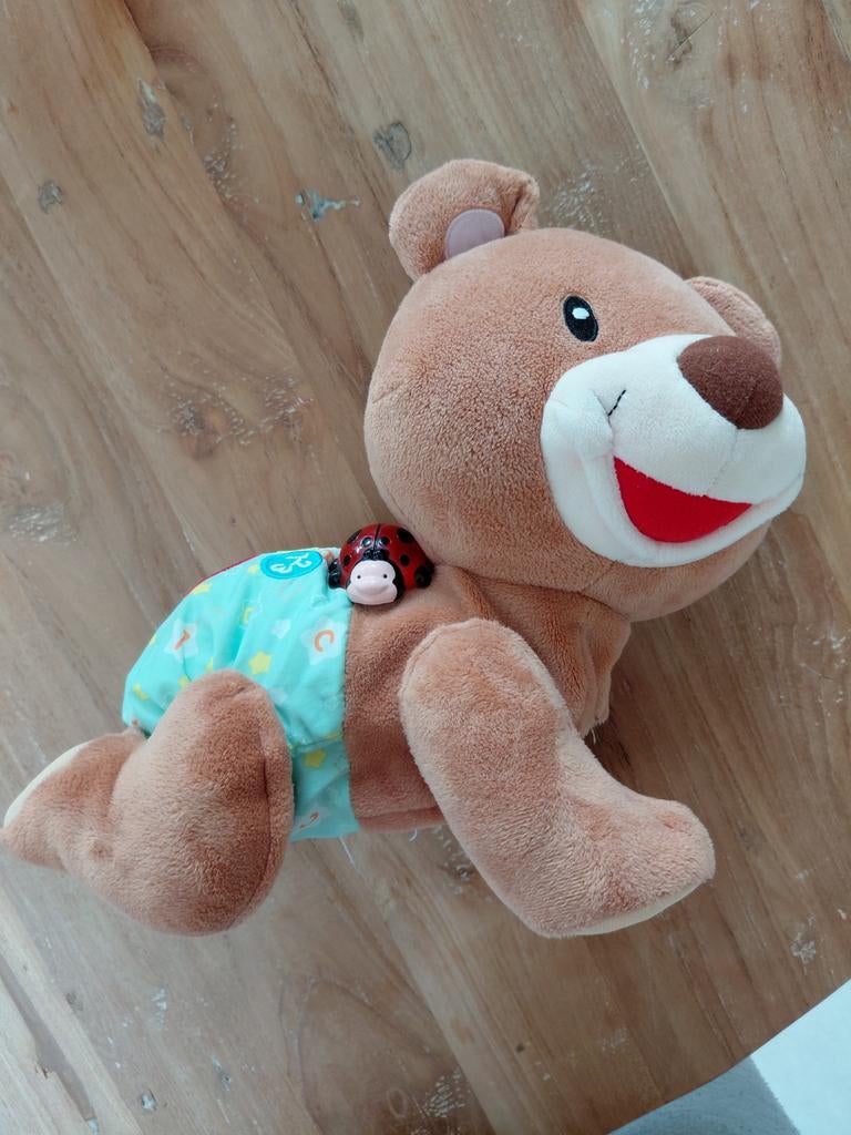 VTech kruipende beer, Kinderen en Baby's, Speelgoed | Knuffels en Pluche, Ophalen of Verzenden, Beer