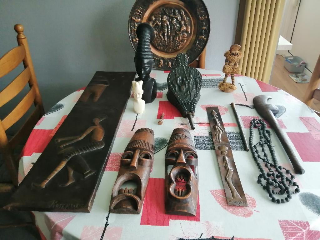 Collection objets Congolais, Antiquités & Art, Enlèvement