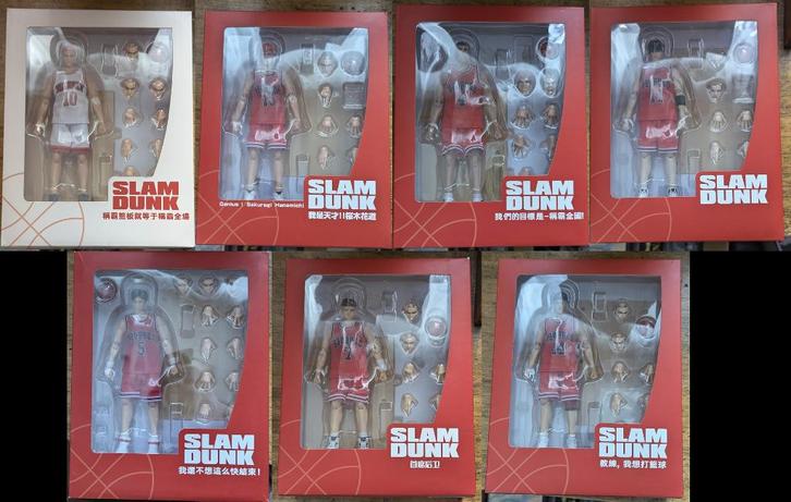 Lot Dasin Model Slam Dunk 7 figurines, Verzamelen, Beelden en Beeldjes, Zo goed als nieuw, Verzenden