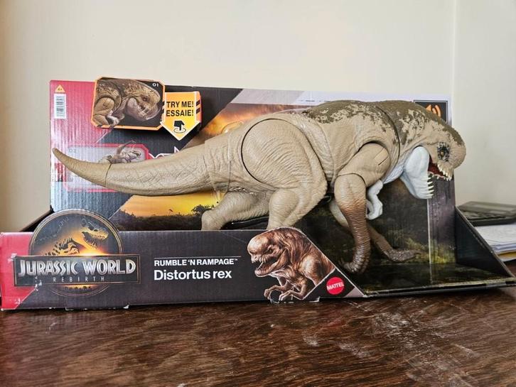 Jurassic World Distortus Rex dinosaurus - nieuw met doos, Kinderen en Baby's, Speelgoed | Actiefiguren, Nieuw, Ophalen of Verzenden